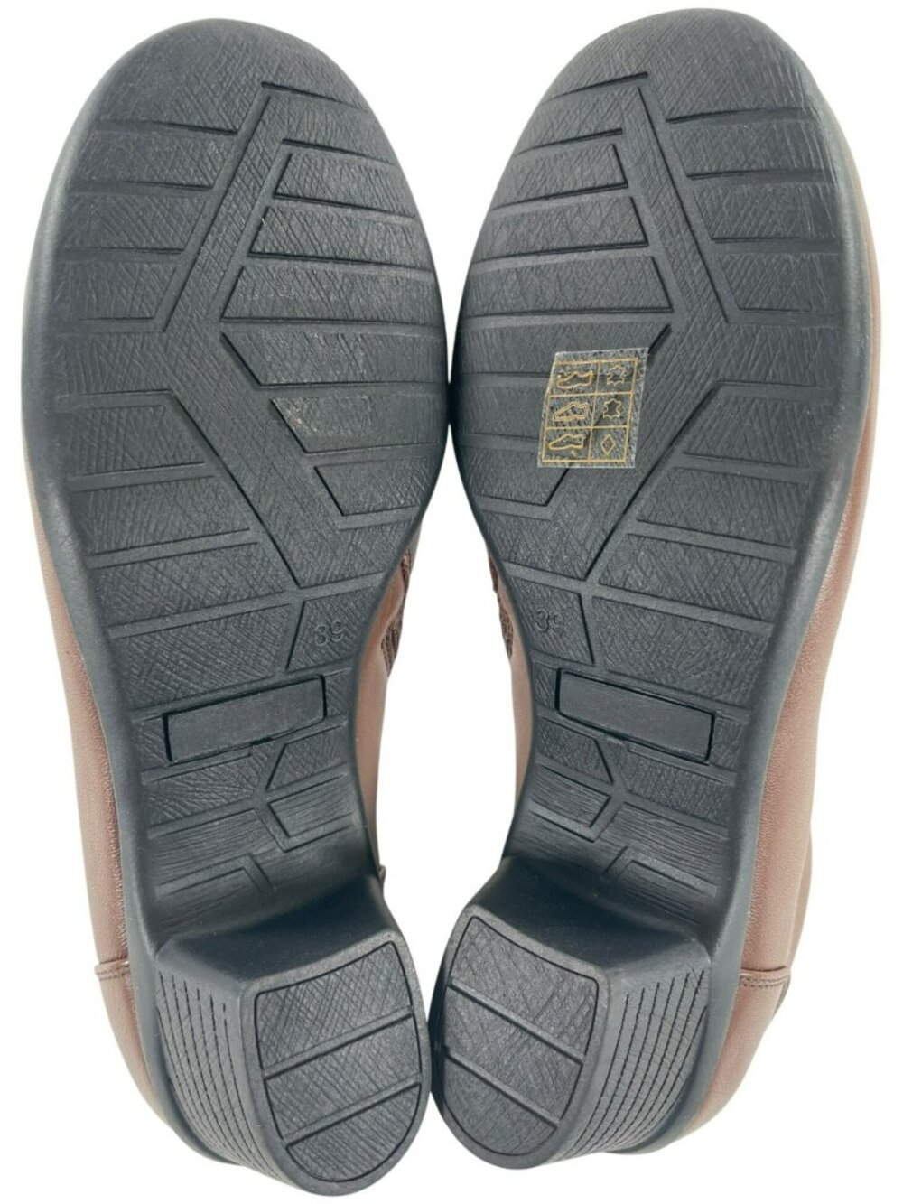 Spring Step Klay Pump Brown Leather Low Heel Zipper Shoes Women's Sz 8.5 NEW - Picture 8 of 11